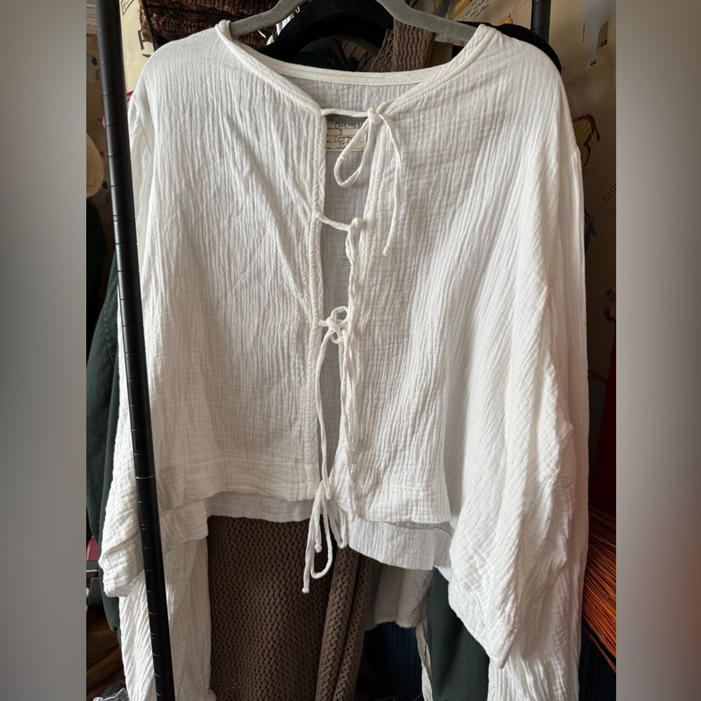 Boheme Goods Gauze Tie Top Brand Size 2